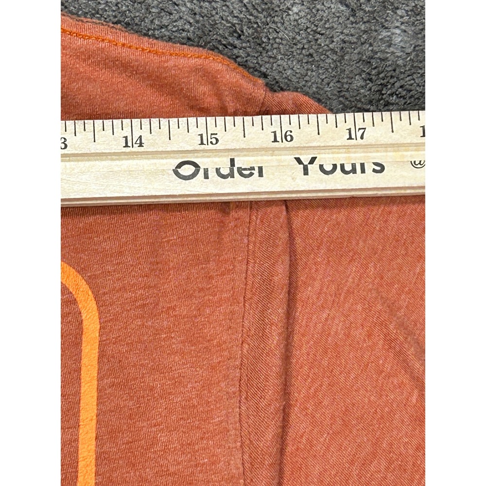 Howler Brothers Long Sleeve T-Shirt Mens Medium Orange Heather Graphic Austin TX - Picture 11 of 11